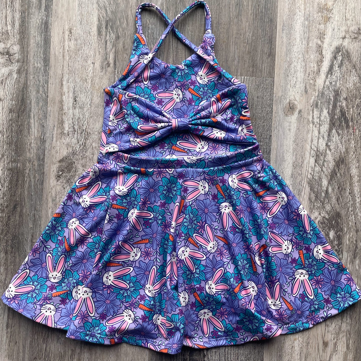 Girls Bow Back Dress