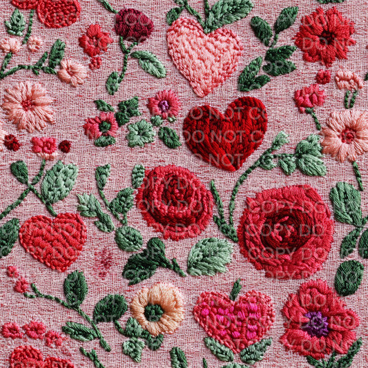 Embroidered Love Garden