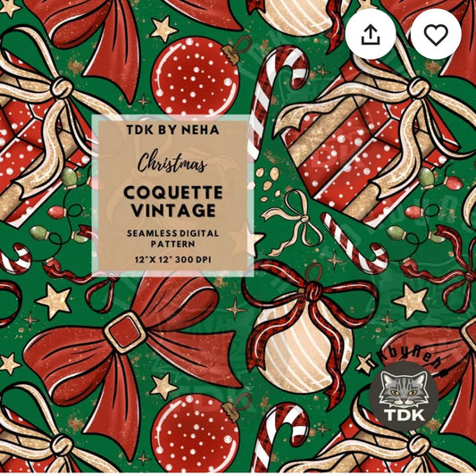 Christmas coquette