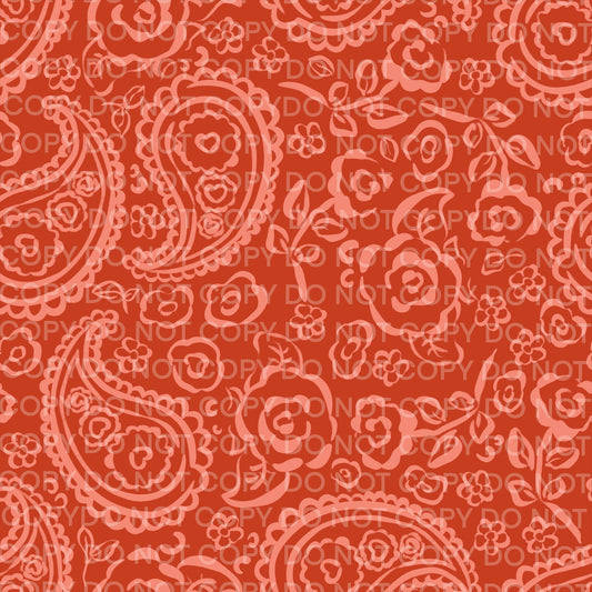 Valentines Paisley